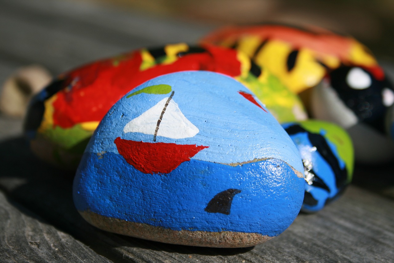 Clubhouse Library Rock Painting Event